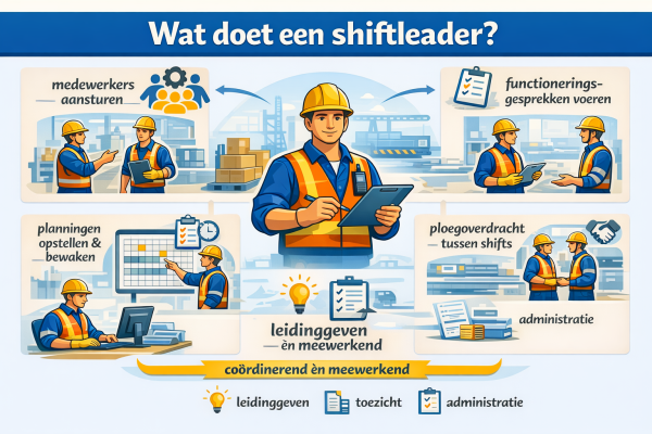 Alles over het beroep shiftleader Wat doet een shiftleader